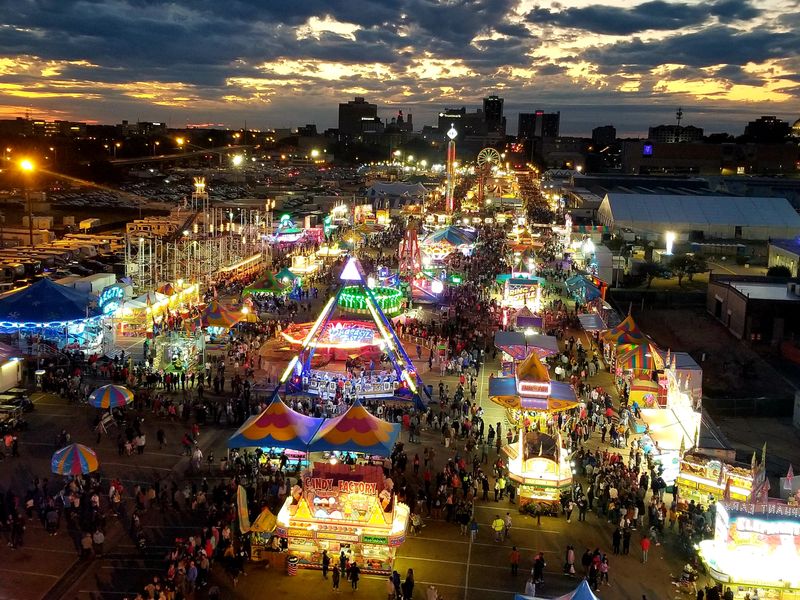 Over 100 Food Vendors Line The Midway Each Year
