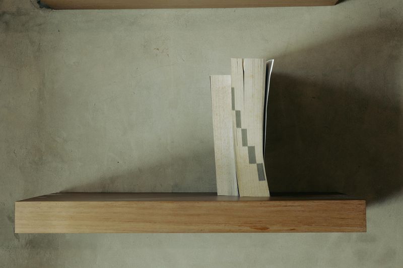 Floating Wood Shelves