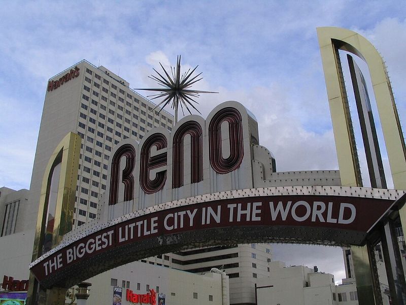 Reno Arch, 1926 Icon Of Electric Optimism