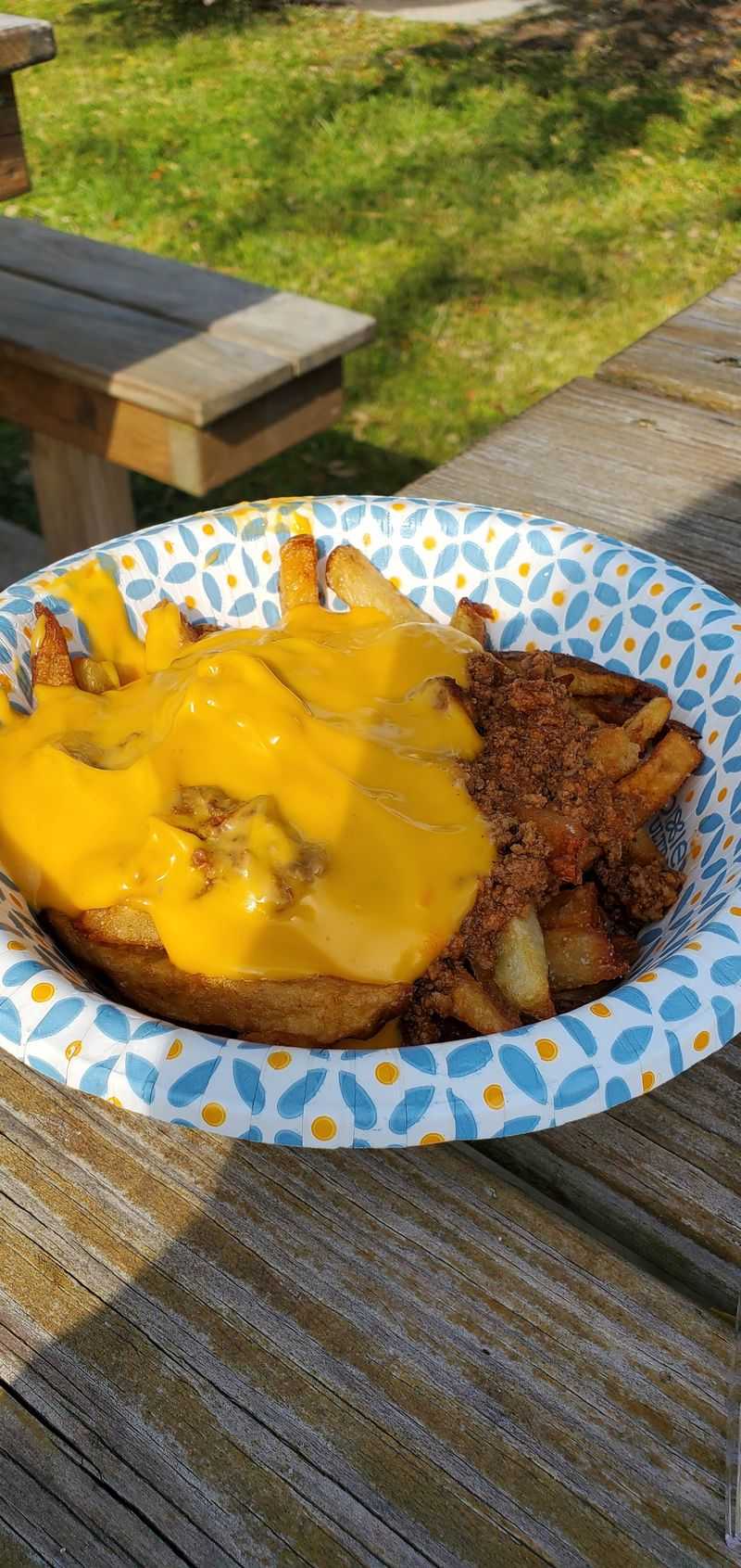 Your Next Burger Obsession? This Coastal North Carolina Spot - Decor Hint Chili Cheese Fries With Jalapeños That Pack Heat