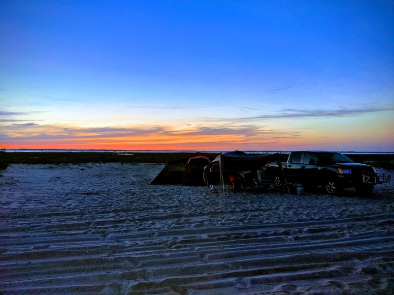 Primitive Camping Under The Stars