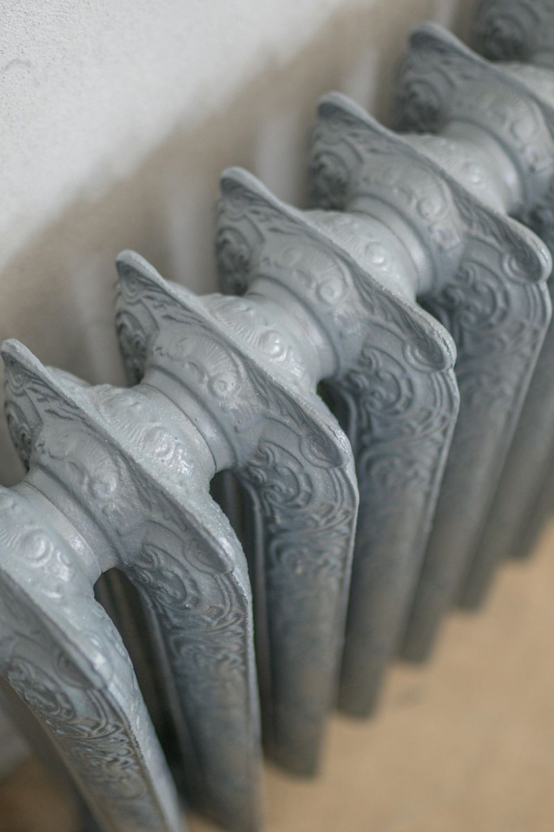 Cast Iron Radiators With Decorative Details