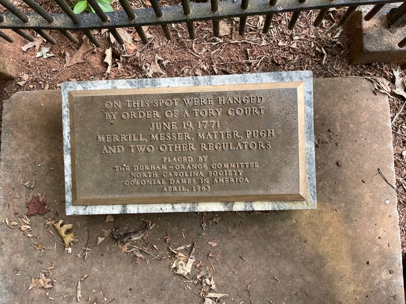 Uncover The Charm Of Hillsborough On A North Carolina Day Trip - Decor Hint Regulators Historical Marker