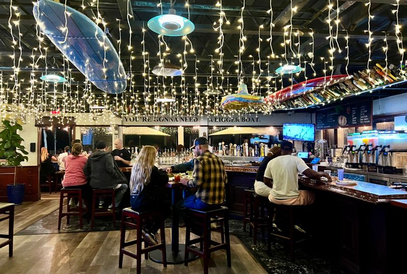 This California Seafood Shack Is Best Known For Fish Tacos People Still Talk About - Decor Hint Family-Friendly Downstairs, Adult Space Upstairs
