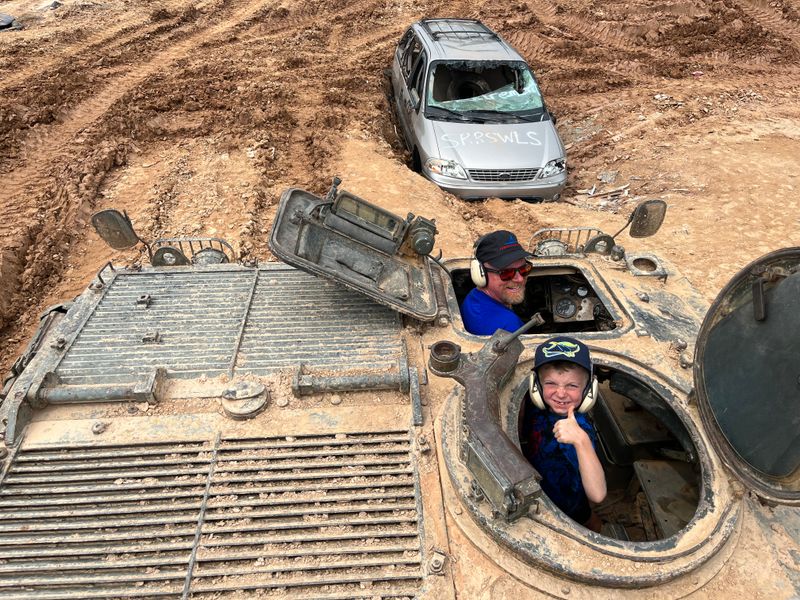 Ride in Armored Personnel Carriers