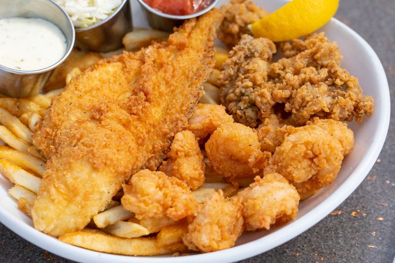 Calabash Style Fried Seafood Platter