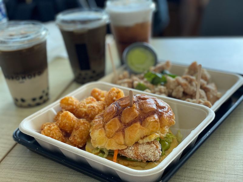 Fish Sandwich - Bopomofo Cafe (San Gabriel Valley, CA)