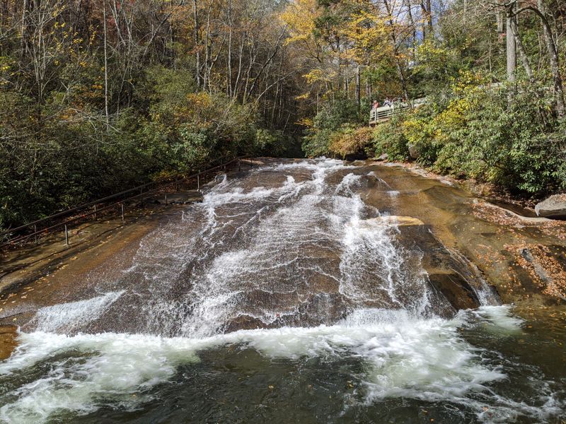 Hit The Road For Western North Carolina's Best Waterfalls (No Hiking Required) - Decor Hint Sliding Rock Waterfalls