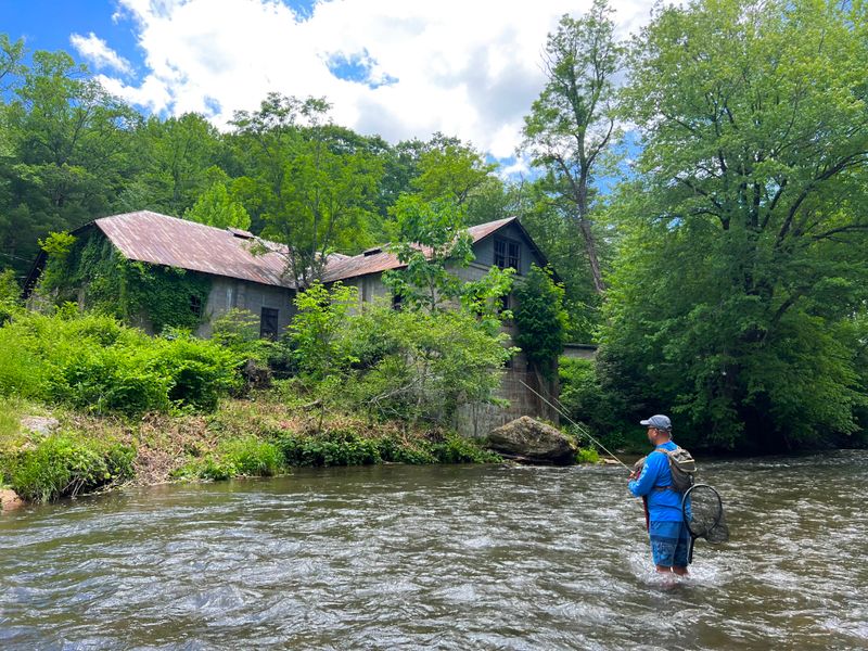 Fishing In The North Toe River And Stocked Ponds