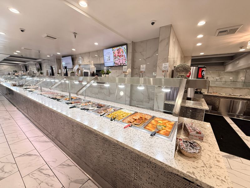 Over 60 Dishes On The Buffet Line