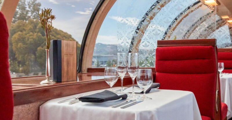 This California Wine Train Pairs Panoramic Views With Fine Dining