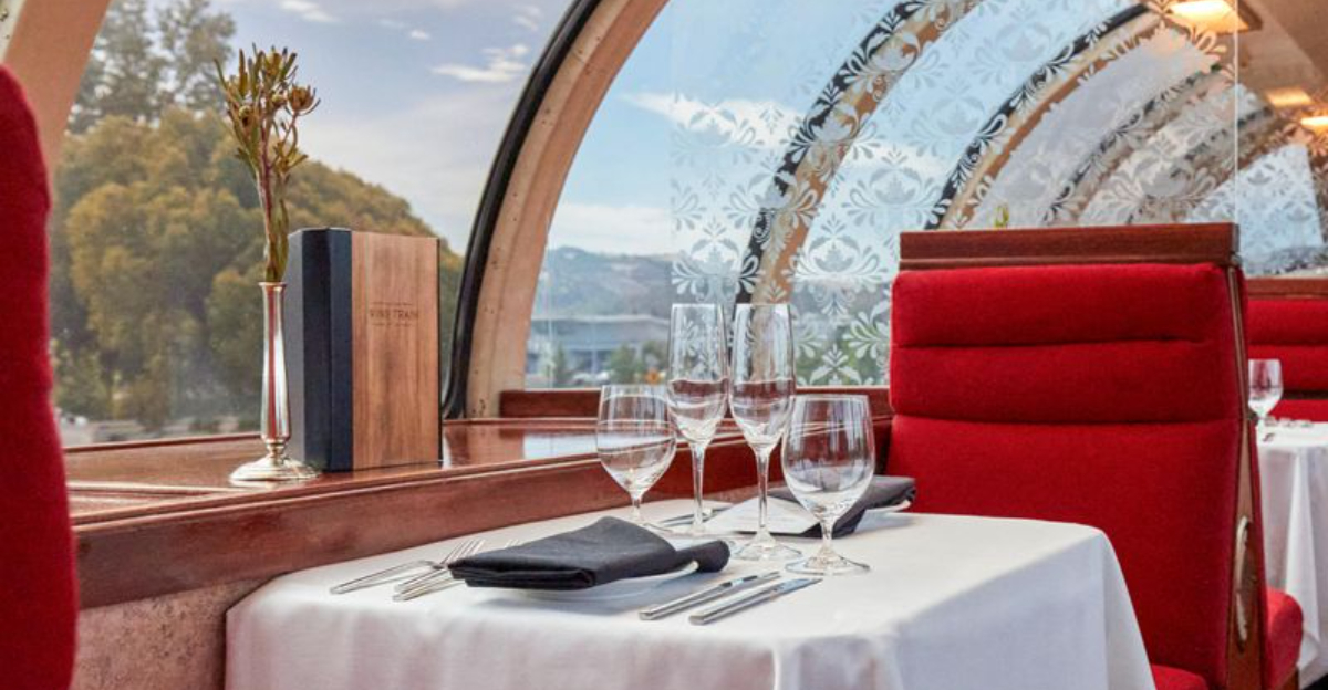 This California Wine Train Pairs Panoramic Views With Fine Dining - Decor Hint