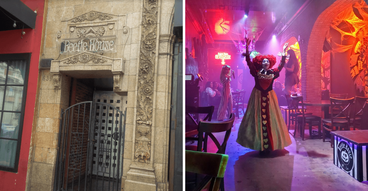 This Gothic California Restaurant Feels Like A Scene From A Tim Burton Film - Decor Hint