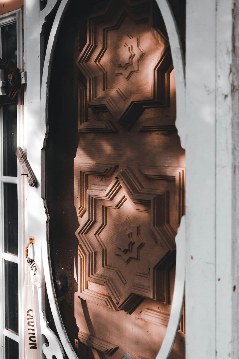 Wooden Screen Doors With Carved Details