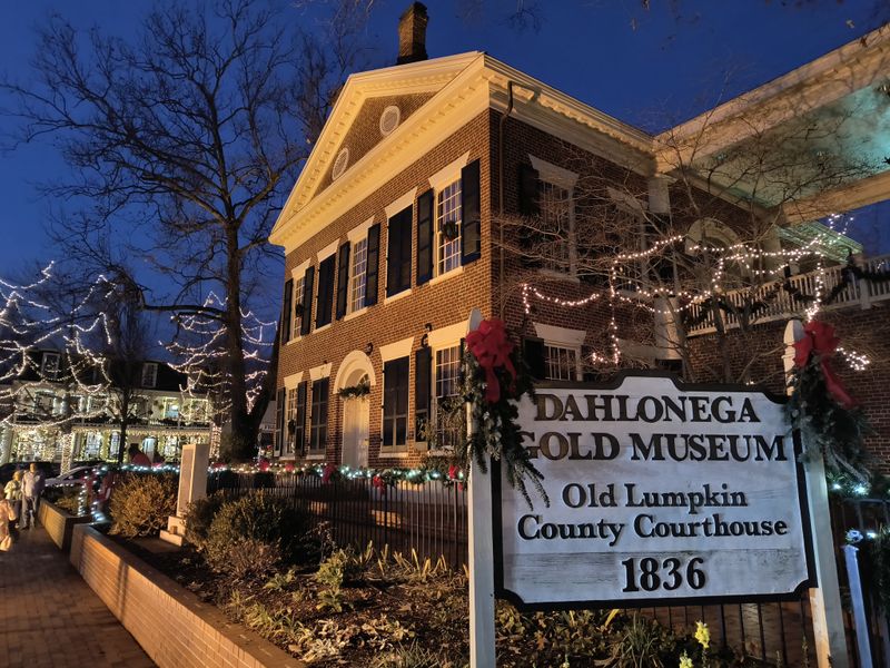 Dahlonega Gold Rush Town Mountain Setting