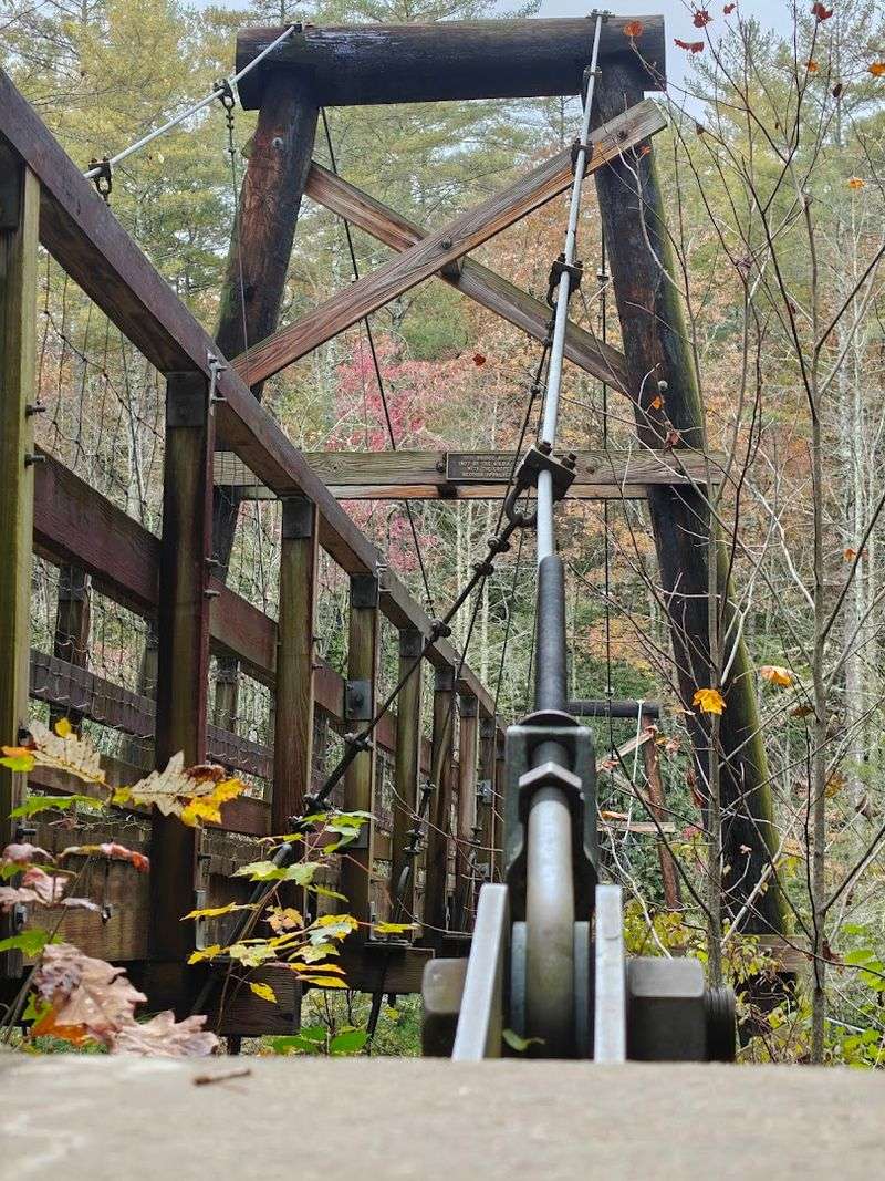 This Is Where You'll Find Georgia's Longest Swinging Bridge Hanging Suspended Over A Pristine River - Decor Hint Photography Opportunities Around Every Turn