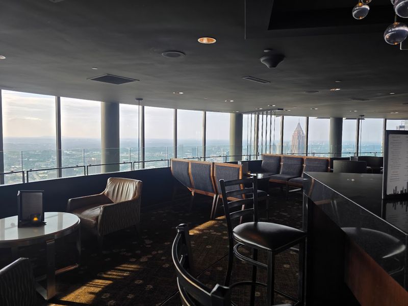 Take A Glass Elevator To This Atlanta Georgia Restaurant Inside The Once-Tallest Hotel In The World - Decor Hint Private Events with Space for Up to 600 Guests