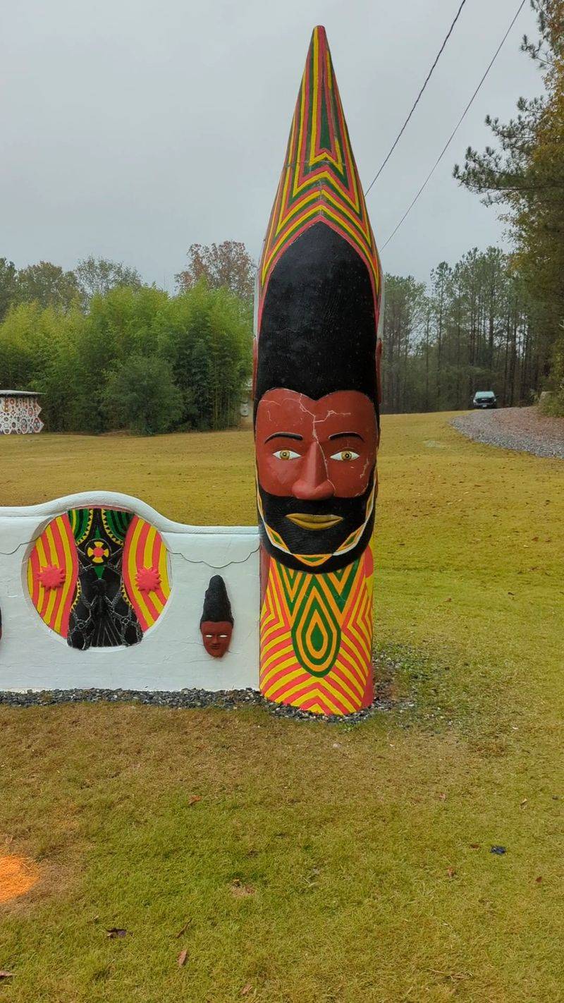 Seven Towering Totems Stand Guard