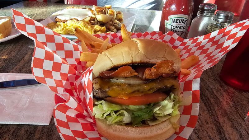 Signature 50's Nutty Burger With A Sweet-Savory Twist