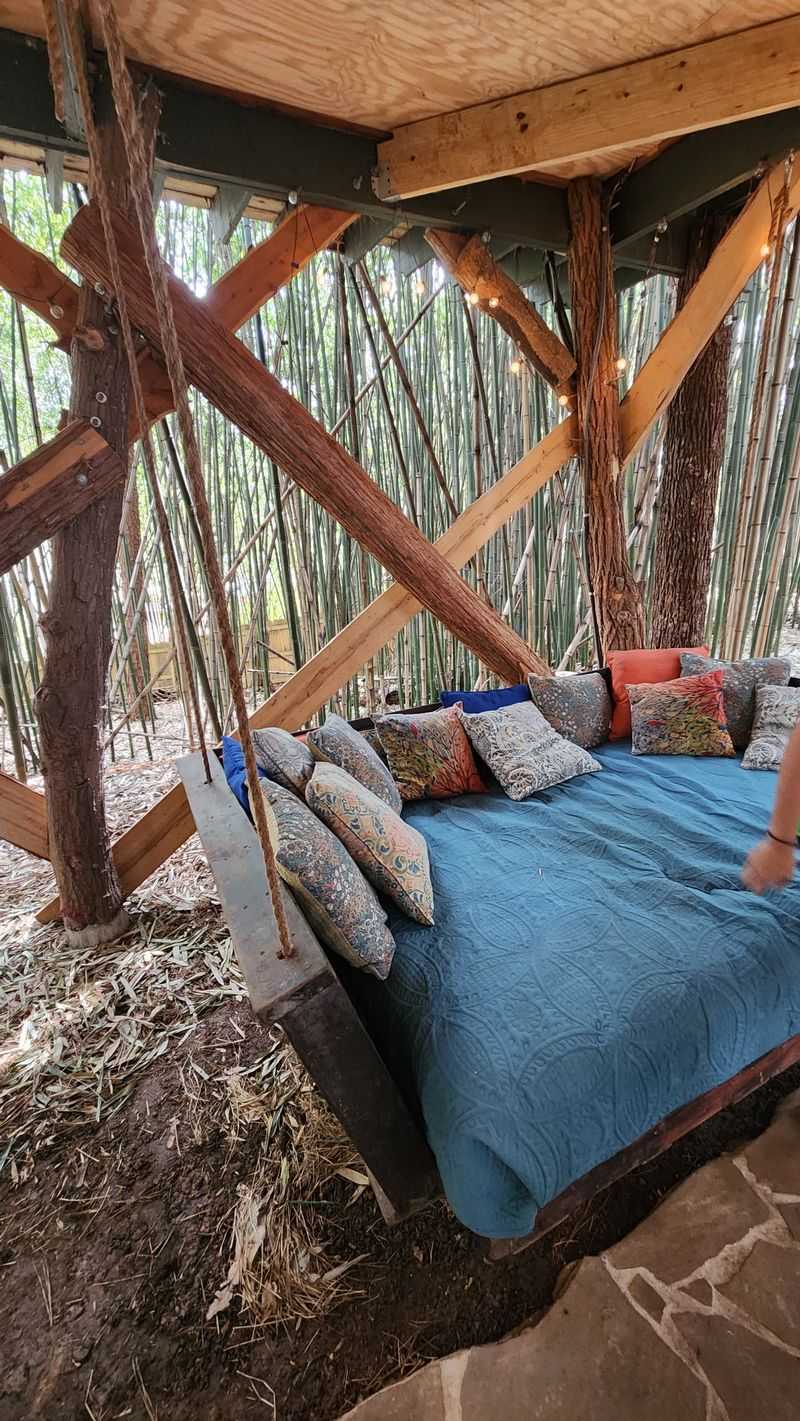 Private Outdoor Deck Overlooking Bamboo