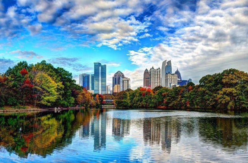 Piedmont Park Offers Romantic Strolls And Skyline Views