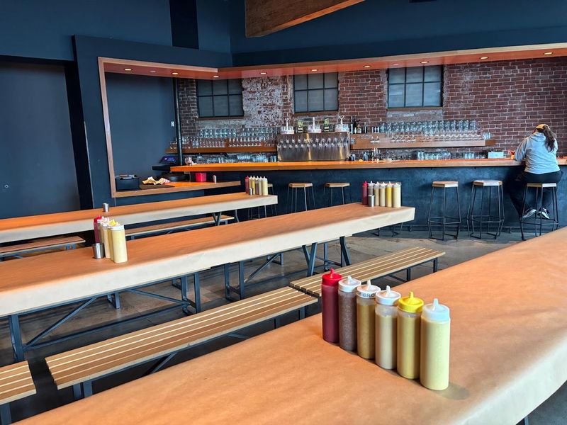 Industrial-Chic Atmosphere With Communal Seating