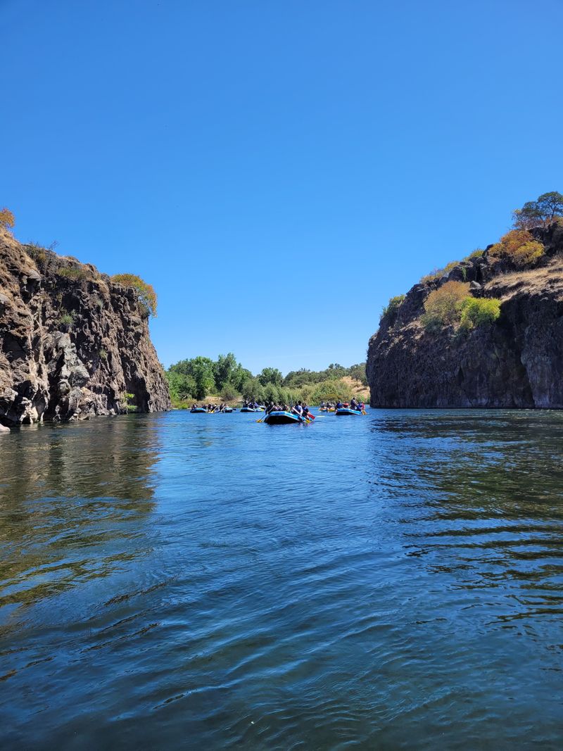 This California Lazy River Float Carries You Straight Through A Gold Rush Town - Decor Hint Volcanic Bluffs Tower Above The Water