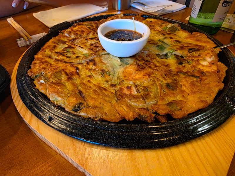Seafood Pancake Bigger Than Your Head