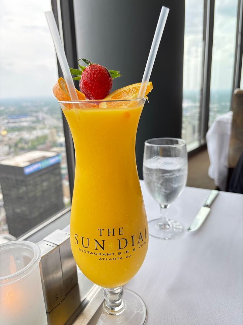 Take A Glass Elevator To This Atlanta Georgia Restaurant Inside The Once-Tallest Hotel In The World - Decor Hint Signature Cocktails Worth Sipping Slowly