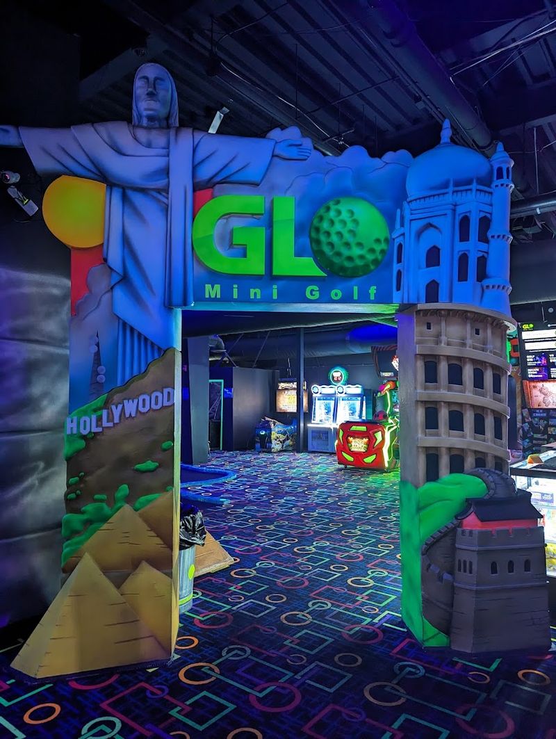 Glow-In-The-Dark Mini Golf With 27 Unique Holes