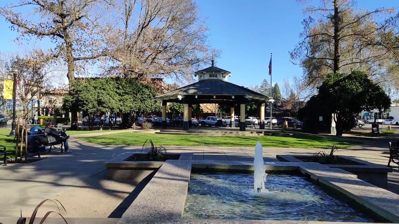 Healdsburg Plaza Echoes European Town Squares
