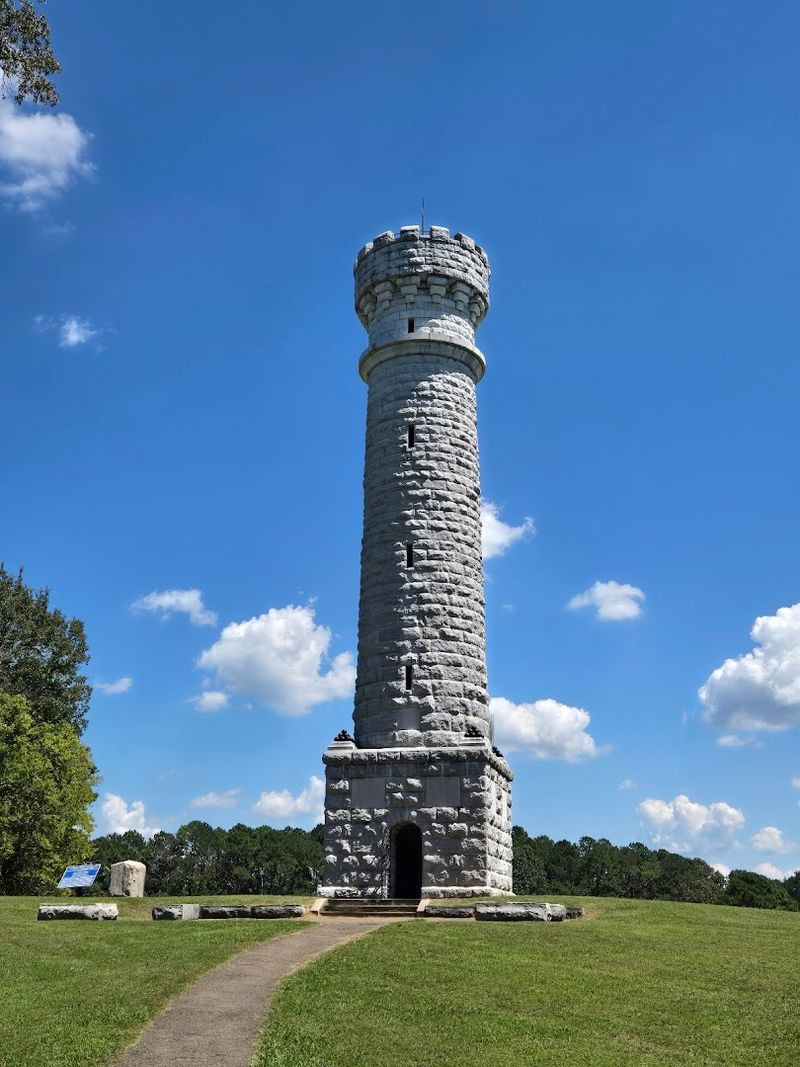 White-Tailed Deer Now Wander This Georgia Park Where Civil War Battles Were Once Held - Decor Hint The Towering Wilder Brigade Monument