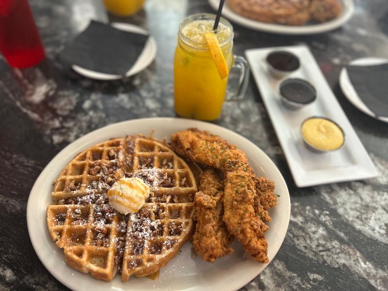 This Georgia Chicken & Waffles Spot Serves Fried Chicken Worth Obsessing Over - Decor Hint Homemade Waffle Batter Magic