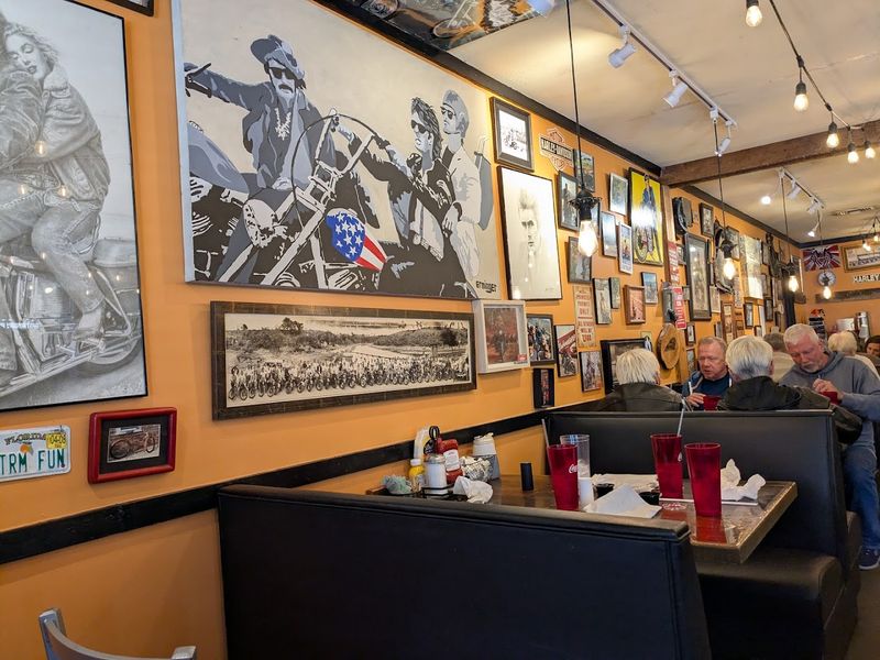 Harley-Davidson-Meets-Diner Decor That Stops You Mid-Step