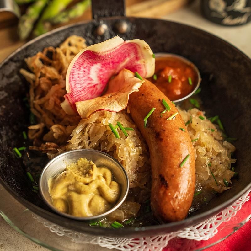 Traditional Bratwurst Prepared Multiple Ways