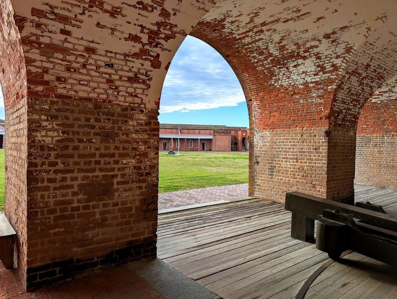Fort Pulaski Located Near Savannah Georgia Was Completed In 1847 As A Coastal Defense Fort - Decor Hint The Historic Brick Fortress Itself
