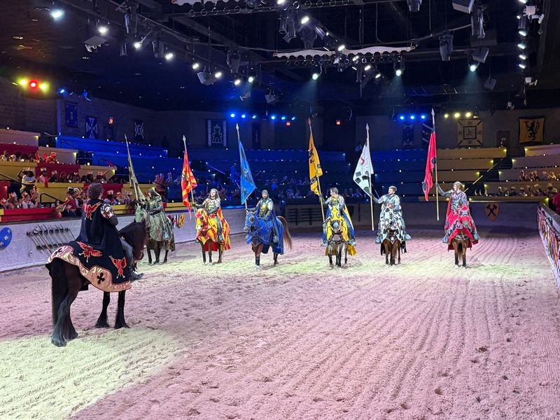 These Legendary Arena Battles Make Medieval Times Georgia A 2026 Bucket-List Pick - Decor Hint Six Color-Coded Knight Teams Create Friendly Competition