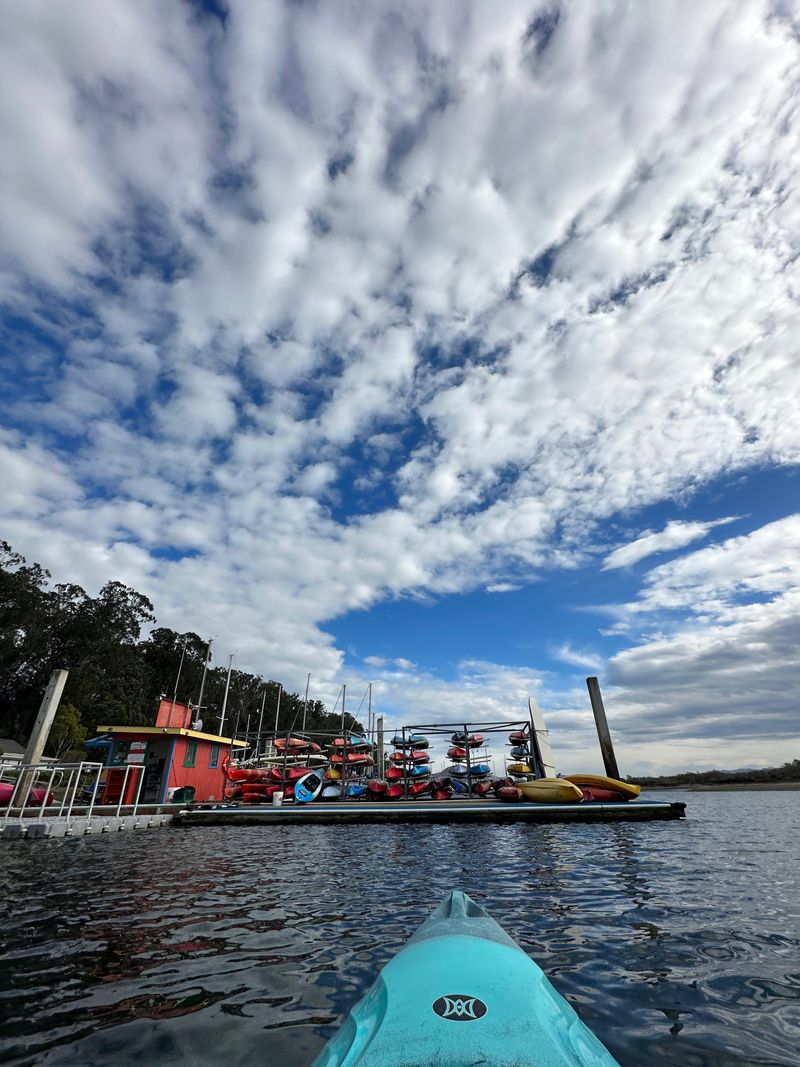 Kayaking Through The Protected Harbor