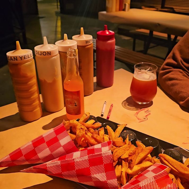 Belgian Fries With Creative Dipping Sauces