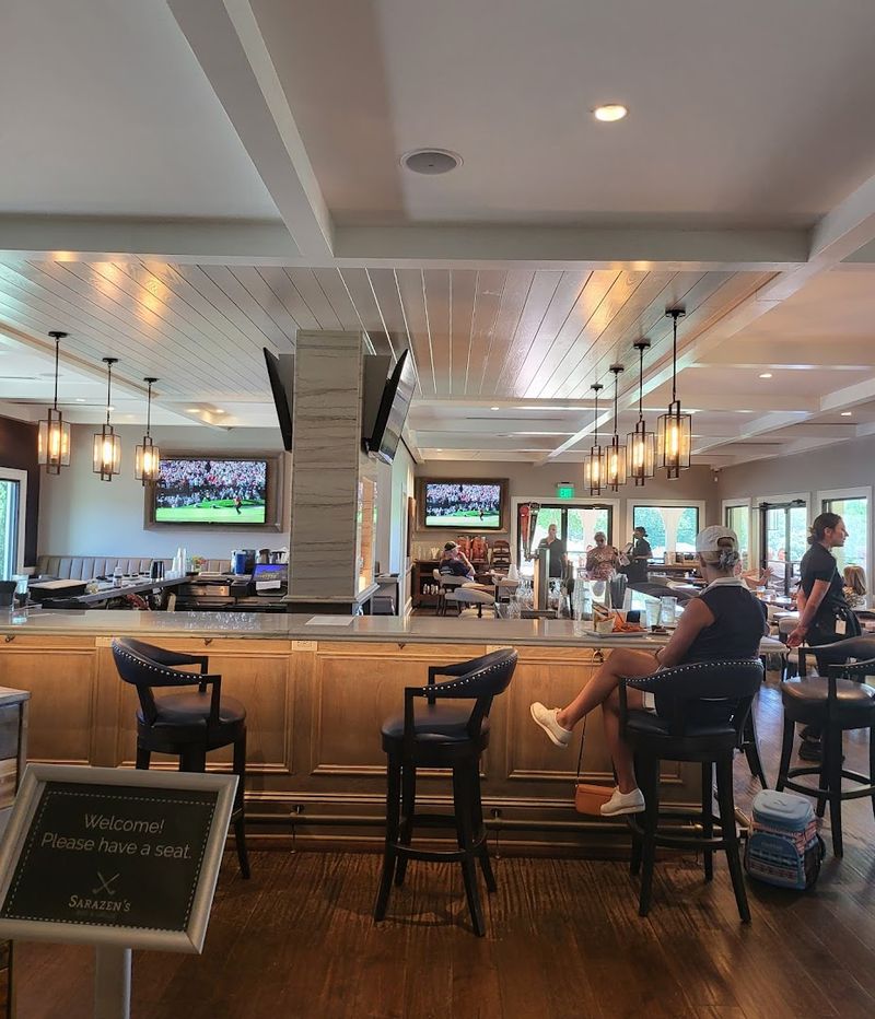 There's A Hidden Gem Eatery Inside Georgia's Premier Golf Resort In Braselton - Decor Hint A Sleek Modern Interior That Surprises You