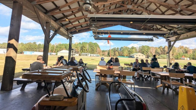 Dining On An Active Airstrip