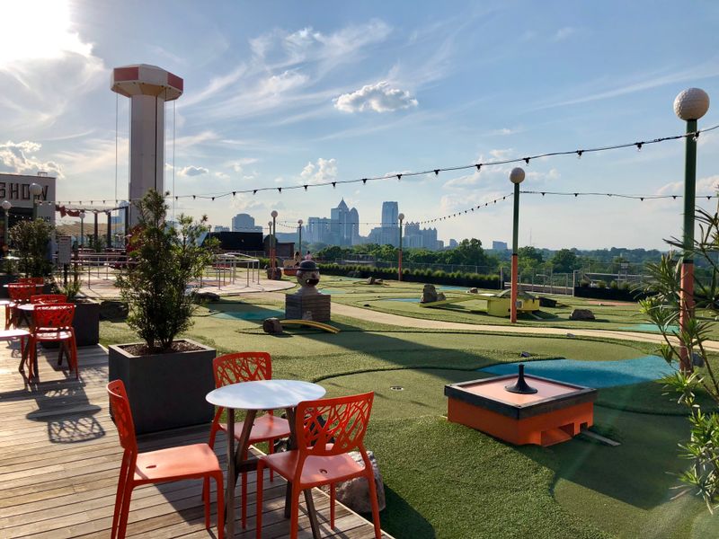Ride A Three-Story Slide Above Atlanta Georgia At This Rooftop Carnival Attraction - Decor Hint Seasonal Events and Special Celebrations