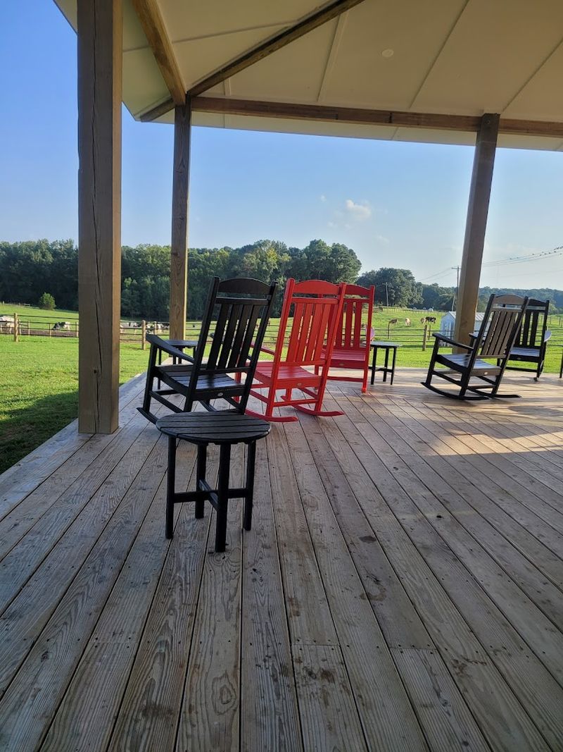 Porch Seating With Pasture Views