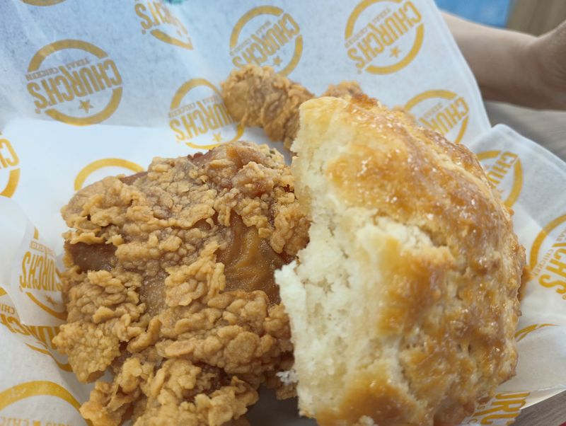 Church's Chicken Fried Steak Sandwich