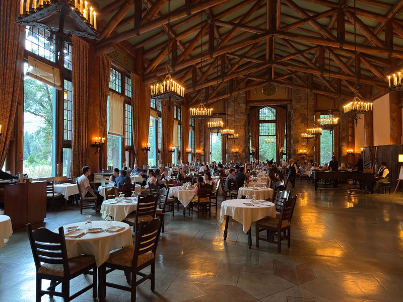 These 13 Remote California Restaurants Are The Reason People Plan Entire Drives Around Dinner - Decor Hint The Ahwahnee Dining Room (Yosemite National Park)