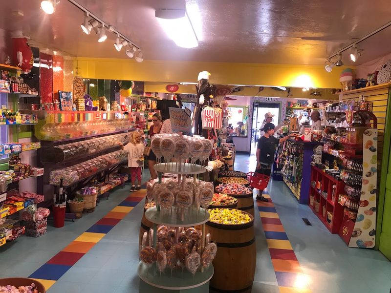 13 Whimsical Candy Shops In California That Feel Like Willy Wonka's Factory - Decor Hint The Village Sweet Shoppe