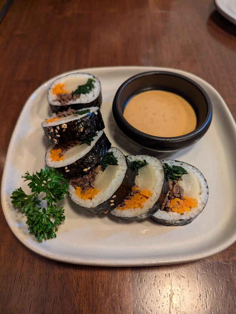 North Carolina's Hidden Korean Spot Serves The City's Tastiest Eats - Decor Hint Kimbap Rolls That Beat Any Sushi