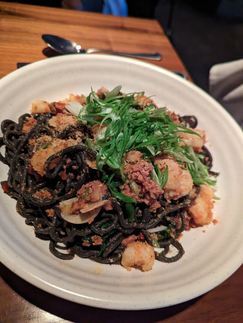Meet Atlanta's Georgia Tiny Inman Park Restaurant Serving Black Spaghetti That's As Legendary As It Looks - Decor Hint Locally Sourced Georgia Ingredients