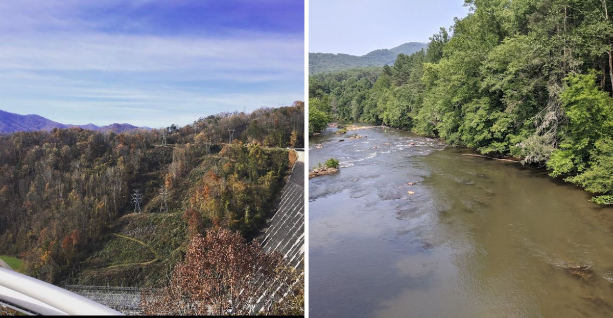 North Carolinas Reservoir And The Ghost Towns Beneath Its Surface - Decor Hint