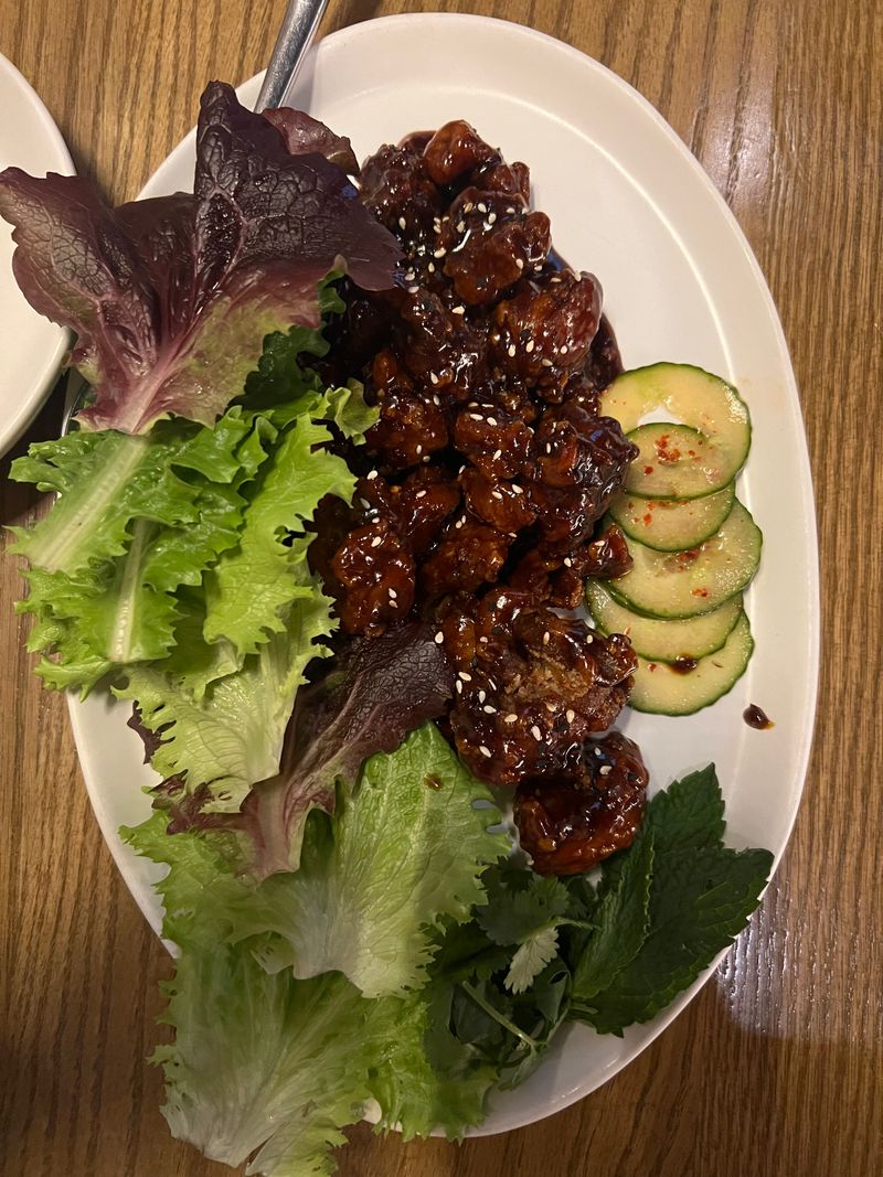 Korean Fried Chicken Lettuce Wraps Steal The Show